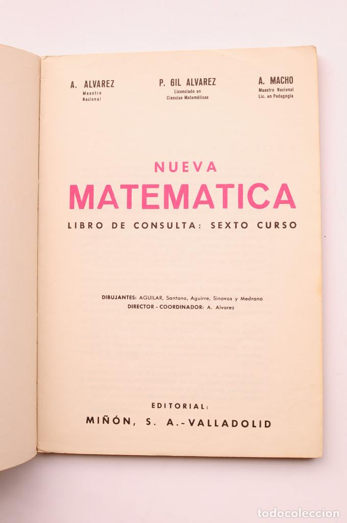 Libros: Nueva matem&aacute;tica. Libro de consulta: Sexto curso EGB - &Aacute;LVAREZ, A., GIL &Aacute;LVAREZ, P. y MACHO, A. - Foto 2