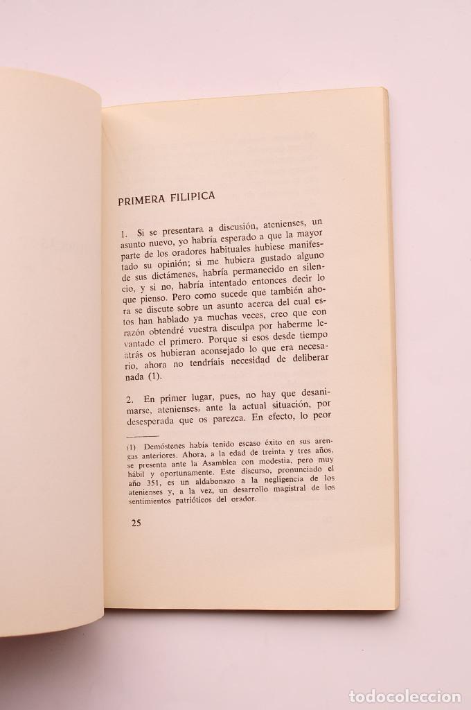 Libros: Las Filipicas - DEM&Oacute;STENES - Foto 4
