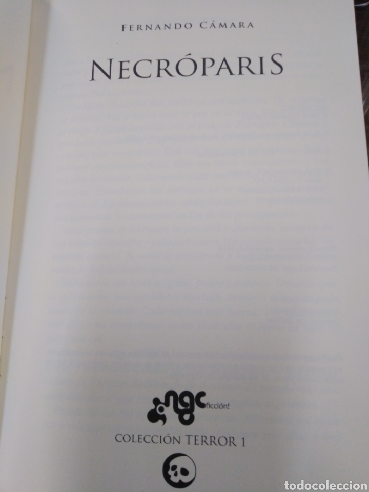 Libros: NECROPARIS - CAMARA, Fernando - Foto 2