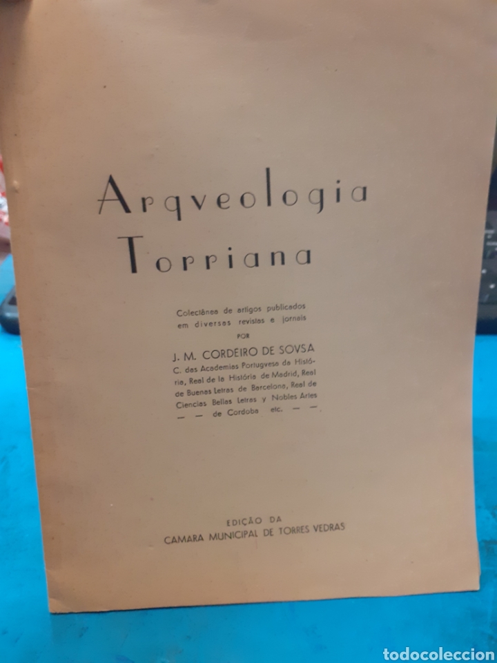 Libros: ARQUEOLOGIA TORRIANA - CORDEIRO DE SOUSA, J. M. - Foto 1