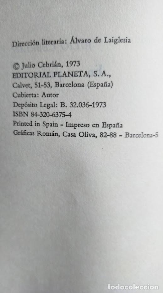 Libros: Julio Cebri&aacute;n en un PERIQUETE. Biblioteca Universal Planeta1973 - Foto 5