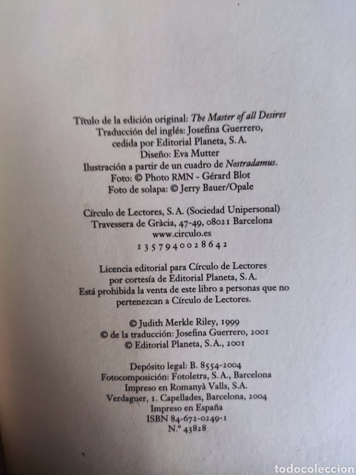 Libros: El Don de los Deseos. Judith Merkle Riley - Foto 3