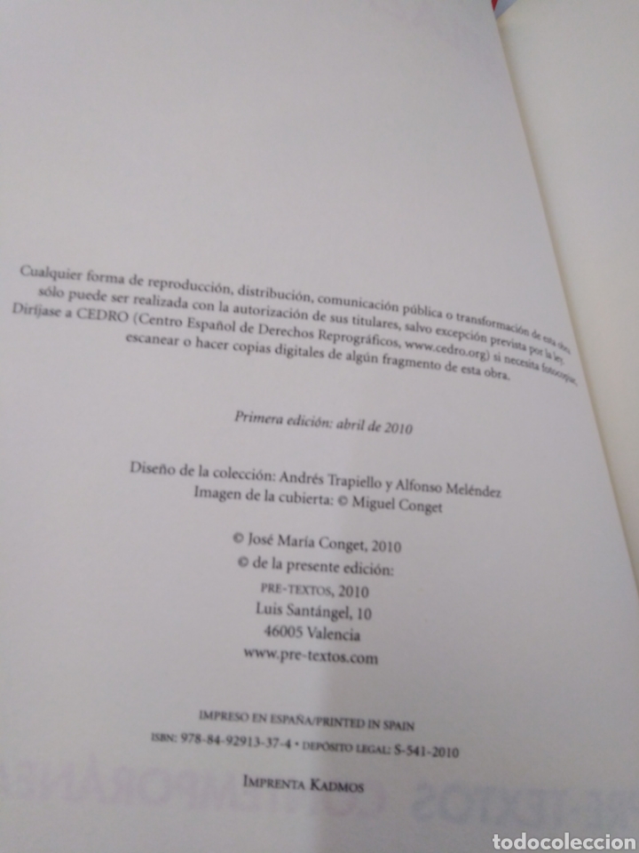 Libros: LA CIUDAD DESPLAZADA - CONGET, Jos&eacute; Mar&iacute;a - Foto 5
