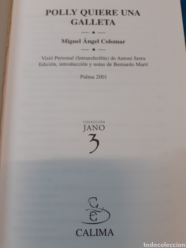 Libros: POLLY QUIERE UNA GALLETA - COLOMAR, M. A. - Foto 3