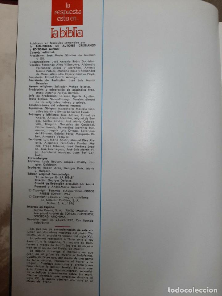 Libros: La Biblia Tomo III - Varios - Foto 1
