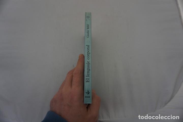 Libros: 12-C/ EL LENGUAJE CORPORAL - GUNTHER REBEL / BOLSILLO EDAF - Foto 2