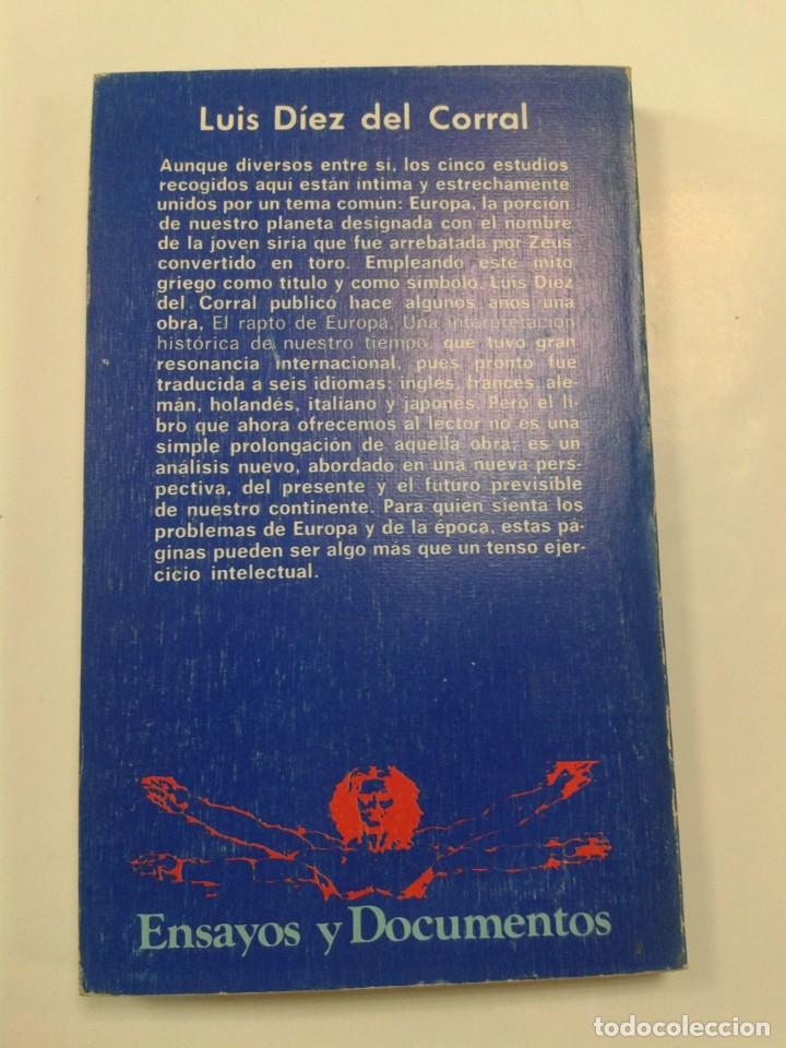 Libros: PERSPECTIVAS DE UNA EUROPA RAPTADA - LUIS DIEZ DEL CORRAL - Foto 2