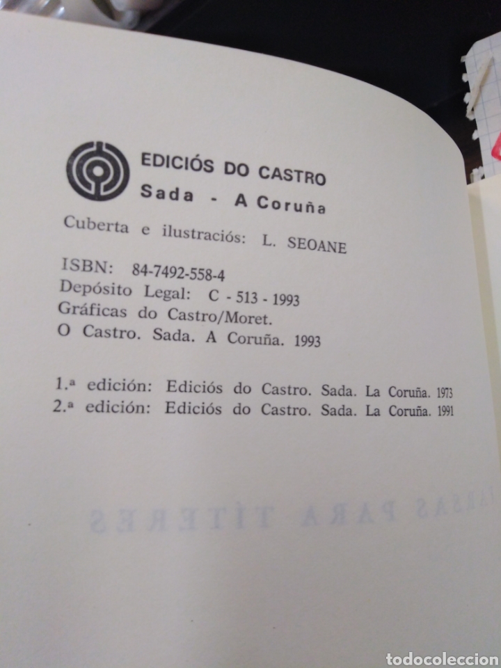 Libros: FARSAS PARA TITERES - BLANCO AMOR, Eduardo - Foto 4