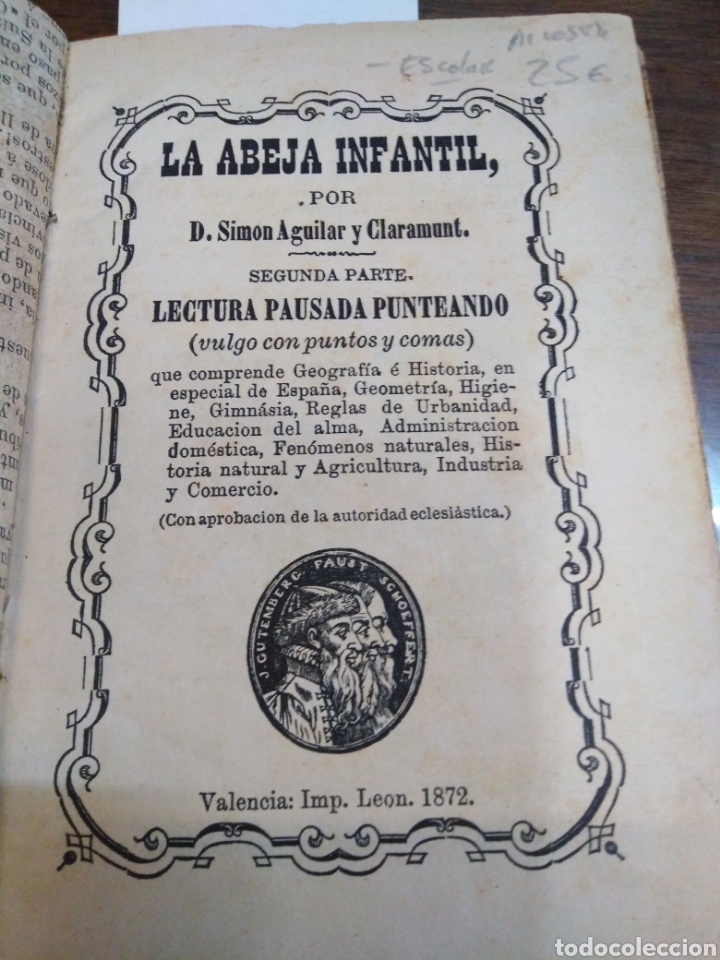 Libros: LA ABEJA INFANTIL - AGUILAR CLARAMUNT, Sim&oacute;n. - Foto 1