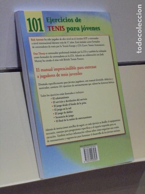 Libros: 101 EJERCICIOS DE TENIS PARA JOVENES ROB ANTOUN Y DAN THORP - TUTOR - Foto 2