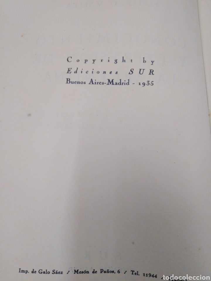 Libros: CONOCIMIENTO Y EXPRESION DE LA ARGENTINA - MAELLA, Eduardo - Foto 3