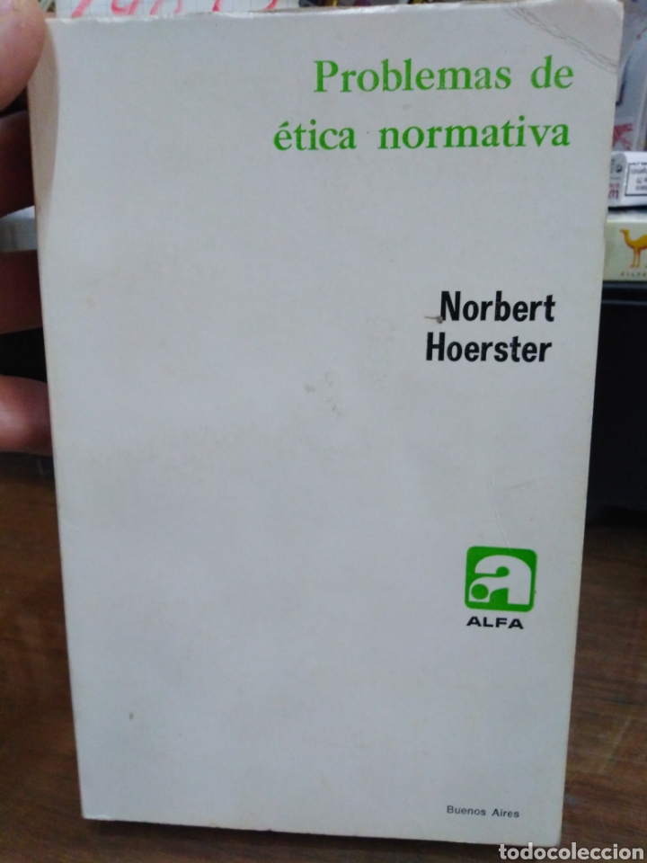 Libros: PROBLEMAS DE ETICA NORMATIVA - HOERSTER, Norbert - Foto 1