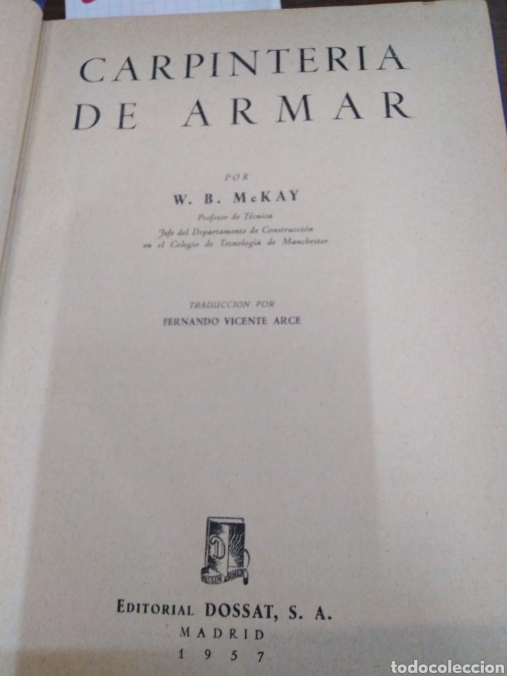 Libros: CARPINTERIA DE ARMAR - McKAY, W. B. - Foto 5