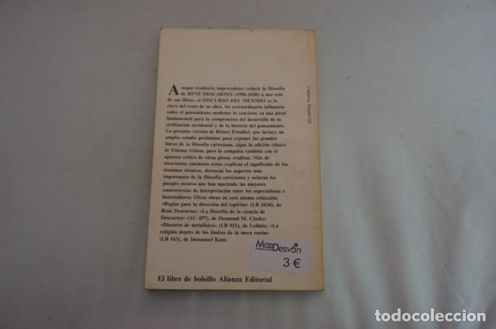 Libros: AR4D/ DISCURSO DEL METODO - DESCARTES / ALIANZA - Foto 4
