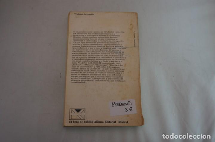 Libros: AR4D/ CANDIDO Y OTROS CUENTOS - VOLTAIRE / ALIANZA - Foto 5