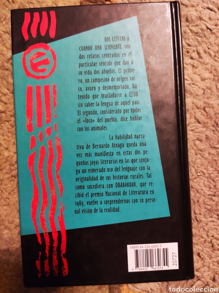 Libros: Dos Letters. Bernardo Atxaga - Foto 2