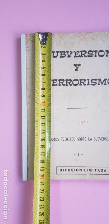 Libros: libreto/libro-subversi&oacute;n y terrorismo-serie limitada-estudios t&eacute;cnicos sobre la subversi&oacute;n-1 - Foto 14