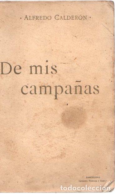 Libros: De mis campa&ntilde;as - Calderon, Alfredo - Foto 1
