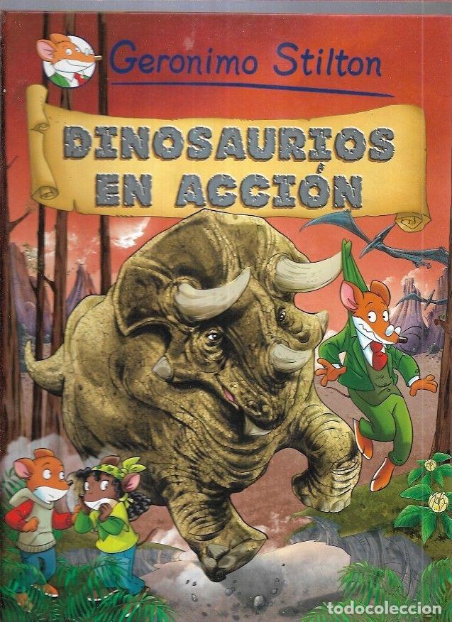 Libros: GERONIMO STILTON: DINOSAURIOS EN ACCION - STILTON, GERONIMO - Foto 2
