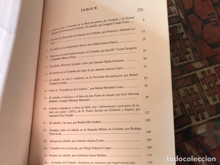 Libros: El caballo. Cordoba 1995. Dif&iacute;cil - Foto 2
