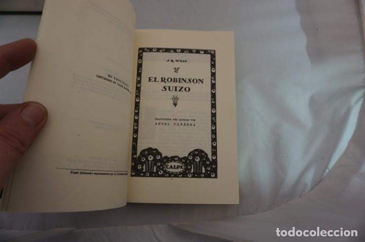 Libros: 6A/ EL ROBINSON SUIZO - J. R. WYSS / CALPE - Foto 3
