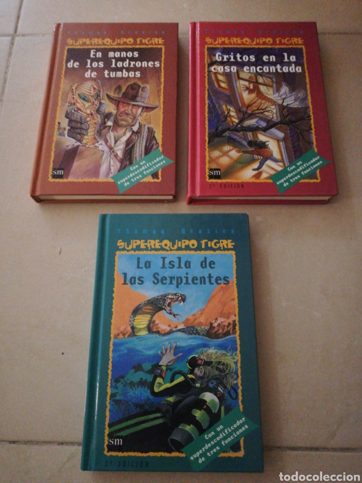 Libros: Superequipo tigre lote de 3 ejemplares, editorial SM - Foto 1