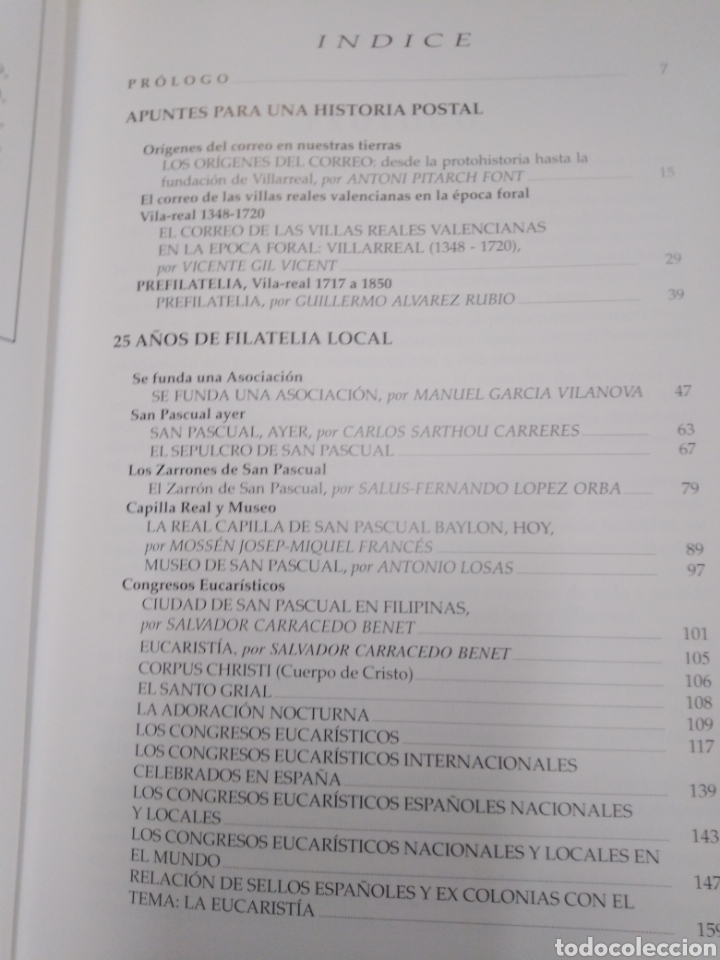 Libros: SAN PASCUAL VILA-REAL Y LA FILATELIA - V.V A.A. - Foto 6