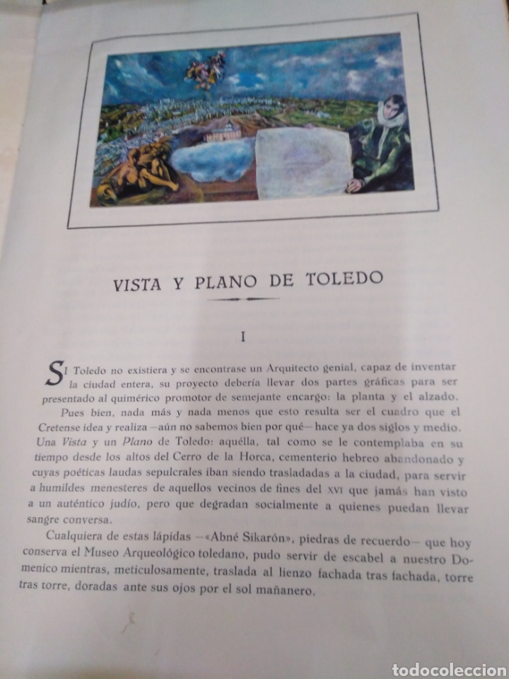 Libros: PLANO DE TOLEDO - THEOTOCOPULI, Domenico (EL GRECO) - Foto 3