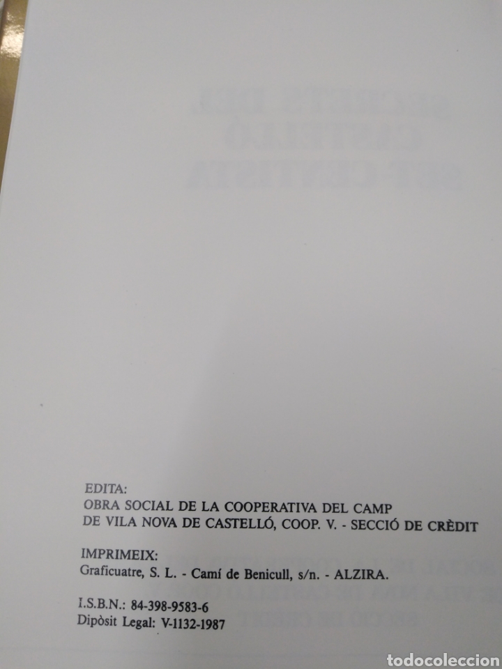 Libros: SECRETS DEL CASTELLO SET-CENTISTA - RIBES IBORRA, Vicent. - Foto 4