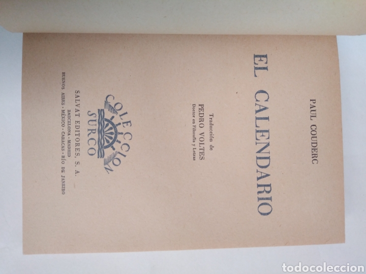 Libros: El calendario / Paul Couderc - Foto 2