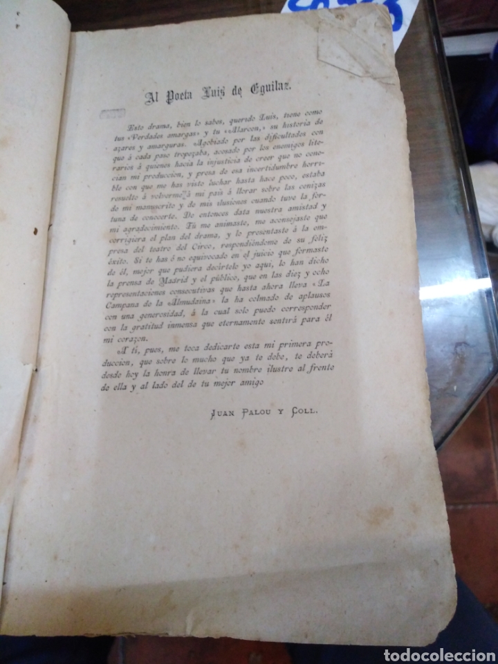 Libros: LA CAMPANA DE LA ALMUDAINA. Baleares - PALOU COLL, Juan - Foto 2
