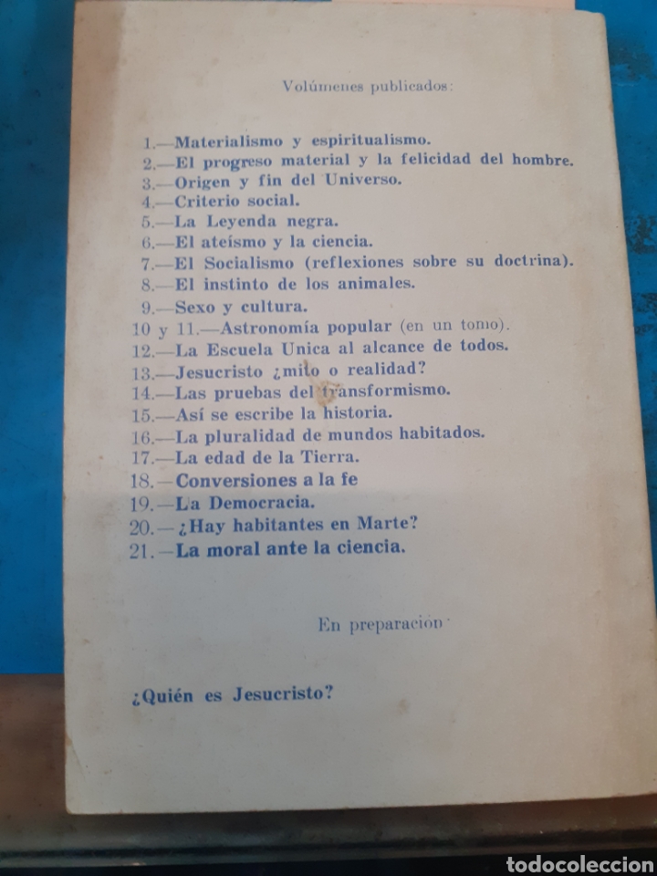 Libros: LA MORAL ANTE LA CIENCIA - SERRANO ,Idelfonso - Foto 2
