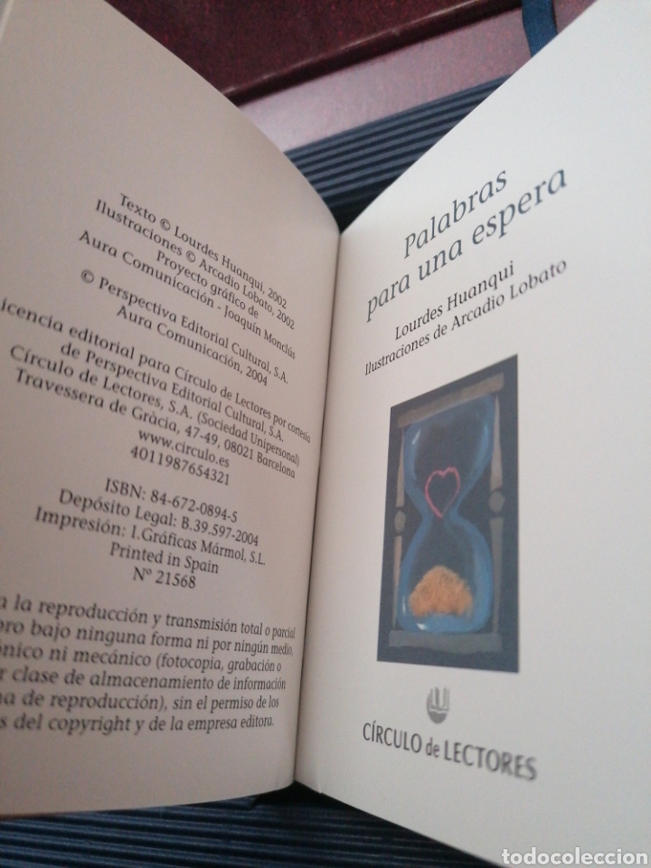 Libros: PALABRAS DE BIENVENIDA + PALABRAS PARA UNA ESPERA - C&iacute;rculo de Lectores - Foto 4