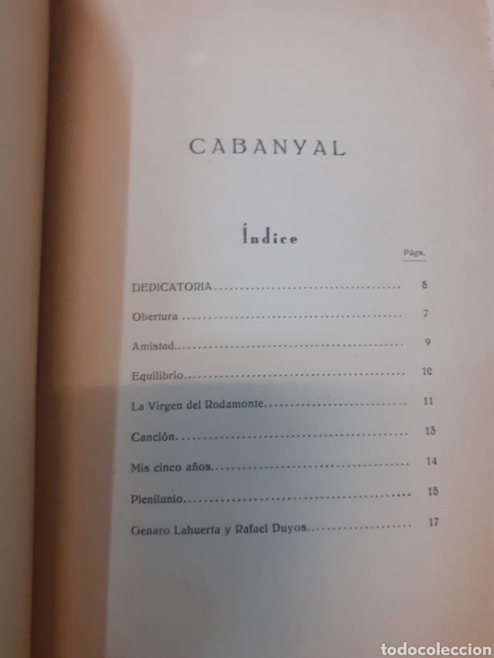 Libros: CABANYAL. Libro de poes&iacute;a. 1&ordf; Edici&oacute;n - DUYOS GIORGETA, Rafael - Foto 5
