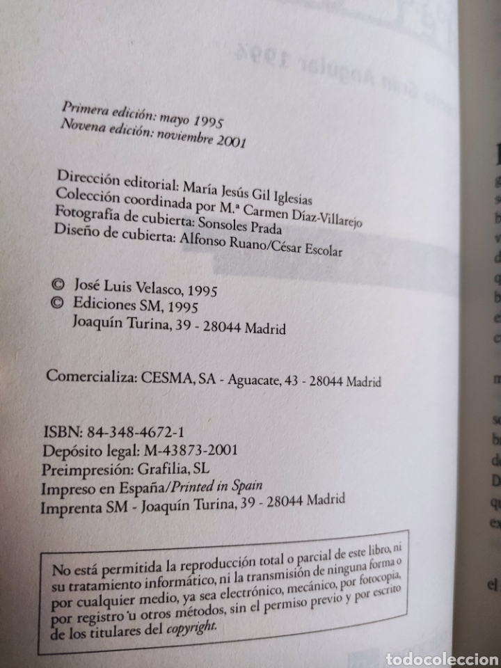 Libros: El Misterio del Eunuco. Jos&eacute; Luis Velasco - Foto 3