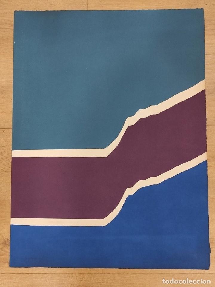 Livres: Grabado estampado por el propio artista con t&eacute;cnica mixta linoleum-agua-fuerte. - Bezanilla, Jes&uacute;s