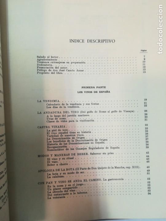Libros: JOSE DEL CASTILLO Los vinos de Espa&ntilde;a SA2949 - Foto 2