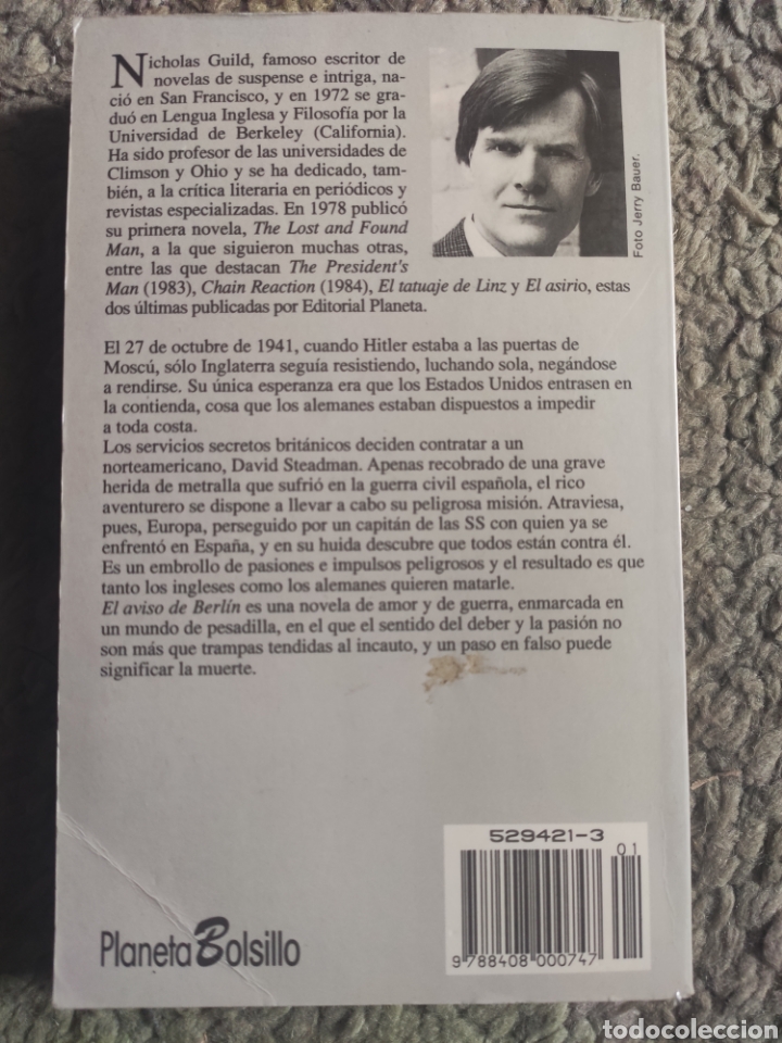 Libros: El Aviso de Berl&iacute;n. Nicholas Guild - Foto 2