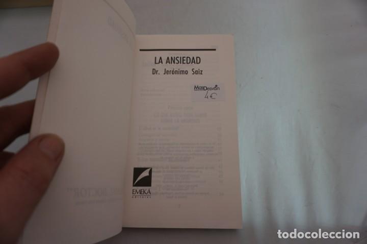 Libros: 21A/ LA ANSIEDAD - DR. JERONIMO SAIZ / EMEKA EDITORES - Foto 3