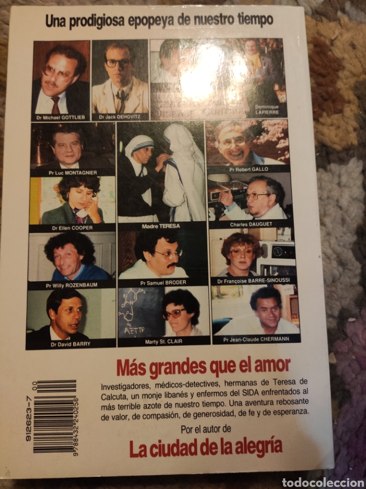 Libros: M&aacute;s Grandes que el Amor. Dominique Lapierre - Foto 2