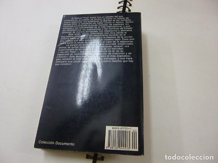 Libros: LA SANGRE DE LA ESPERANZA, SAMUEL PISAR. - N 12 - Foto 2