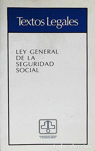 Libros: Ley general de la seguridad social - VVAA - Foto 1