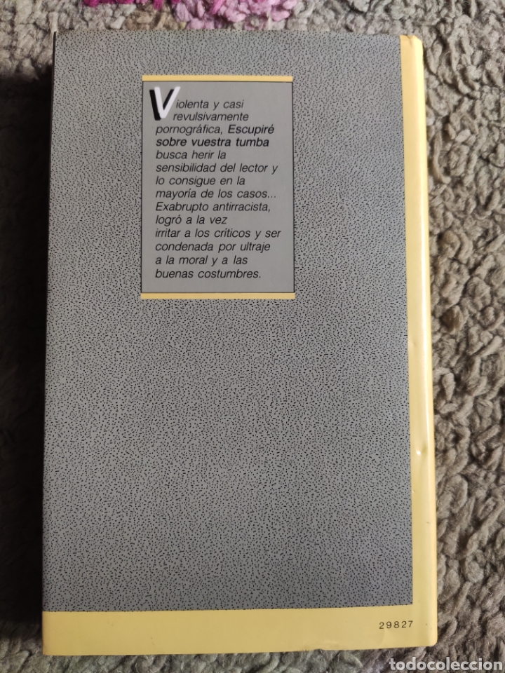 Libros: ESCUPIRE SOBRE VUESTRA TUMBA. Boris Vian - Foto 2