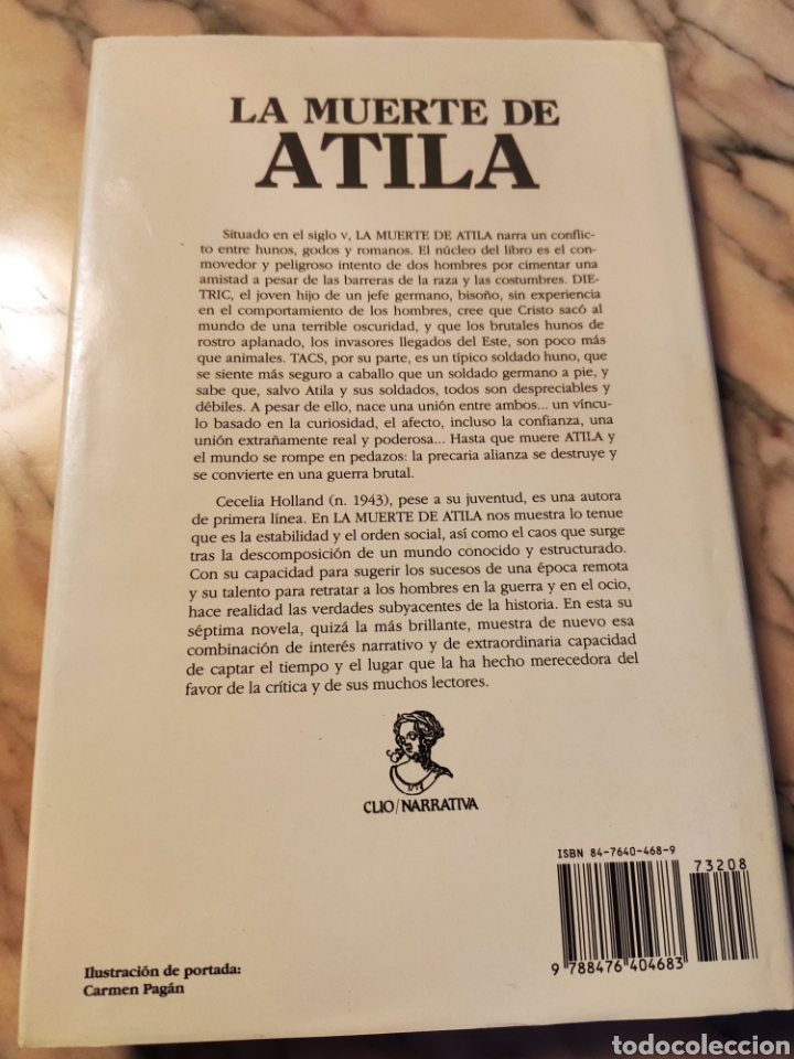 Libros: La Muerte de Atila. Cecilia Holland. - Foto 2