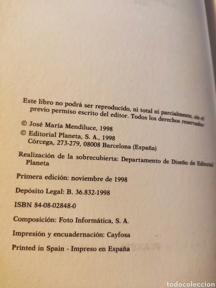Libros: Pura Vida. Jos&eacute; Mar&iacute;a Mendiluce - Foto 3