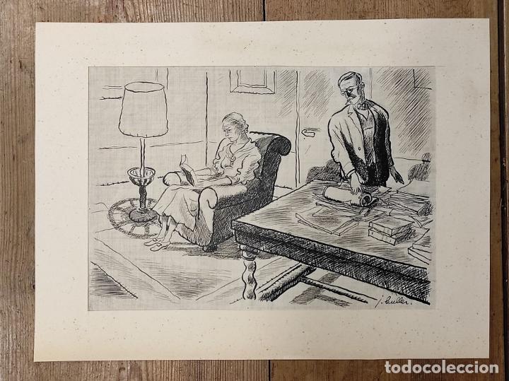 Libros: Dibujo original a tinta. Dessin original - Bruller, Jean. - Foto 1