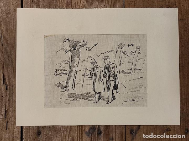 Libros: Dibujo original a tinta. Dessin original - Bruller, Jean. - Foto 1