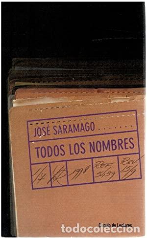 Libros: TODOS LOS NOMBRES - Saramago,Jos&eacute; - Foto 1