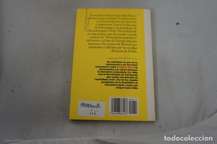 Libros: 17E/ EL PODER DE LOS SIN PODER - VACLAV HAVEL / LITERATURA PROHIBIDA - Foto 5
