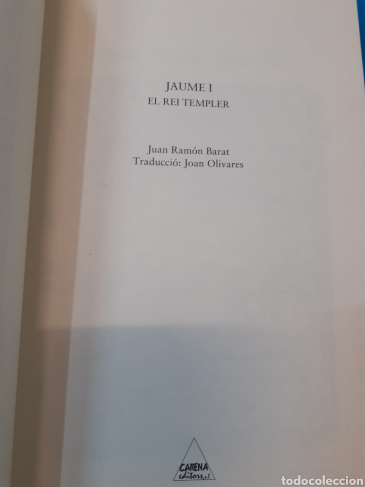 Libros: JAUME I EL REI TEMPLER - BARAT, J. R. - Foto 3